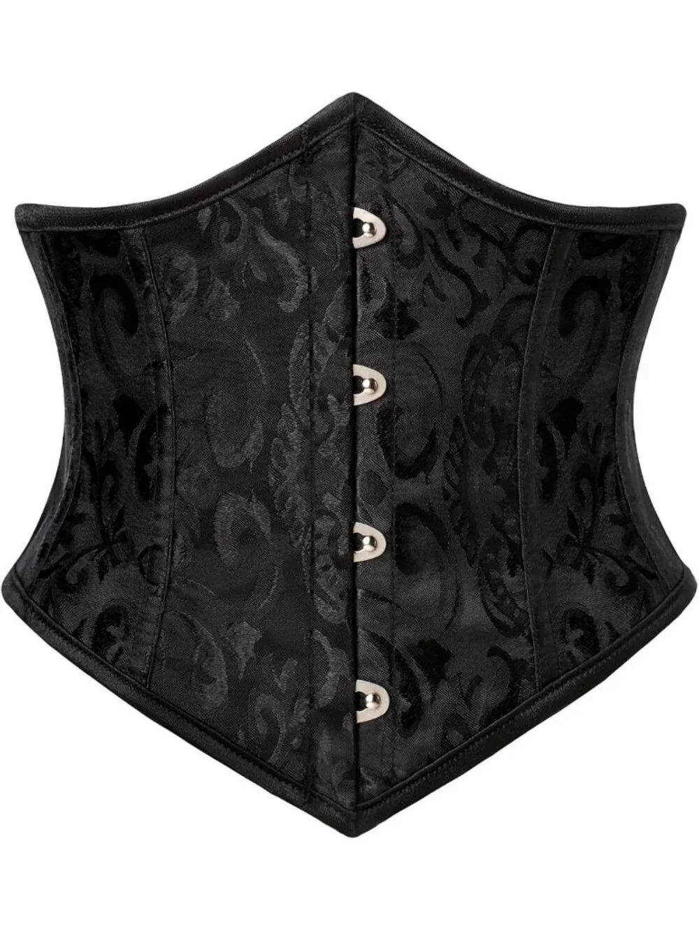 Stylish Fishbone Wide Corset Belt for Women - Trendy Pirate-Inspired Accessory